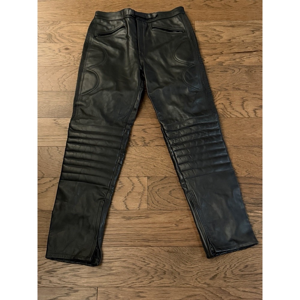Leather Racing Moto Leather Pants Mens Size Medium 34x30
